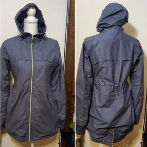 Mondeta women's gray winbreaker outdoor rain jacket size S
